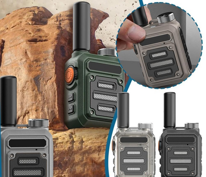 Waterproof & Shock Resistant Walkie Talkies Nationwide PTT, No Fees