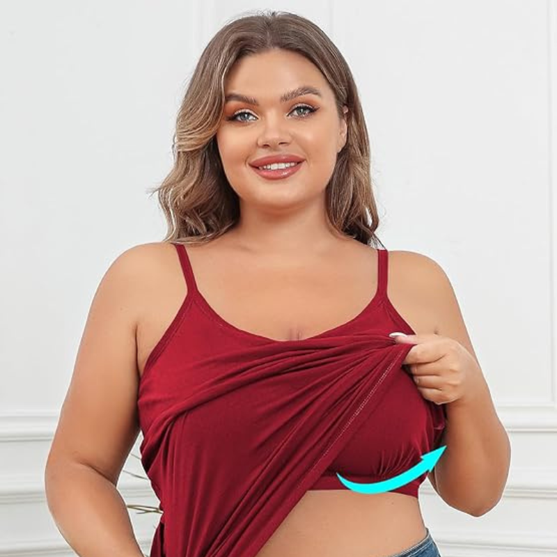 Tank With Built-In Bra