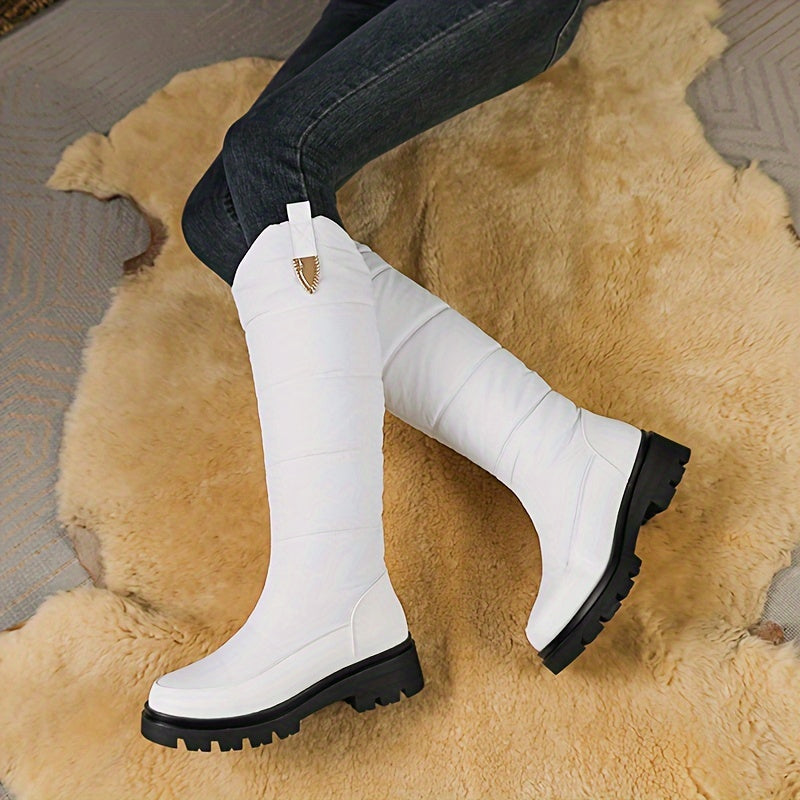 Winter Elegance Mid-Calf Boots