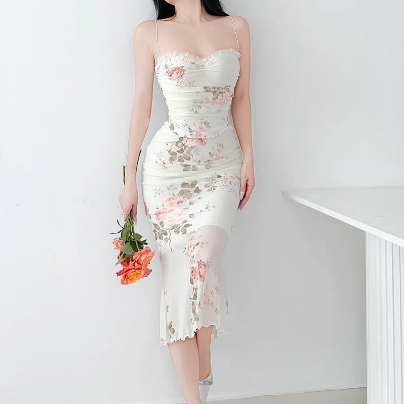 MELISSA Elegant Flower Print  Dress