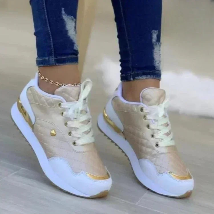 JENNA Sneakers Patchwork für Damen Leicht