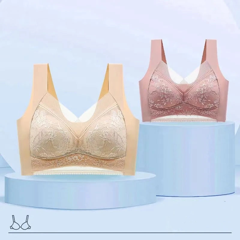 Soutien-gorge sans couture en dentelle anti-affaissement ALYCE