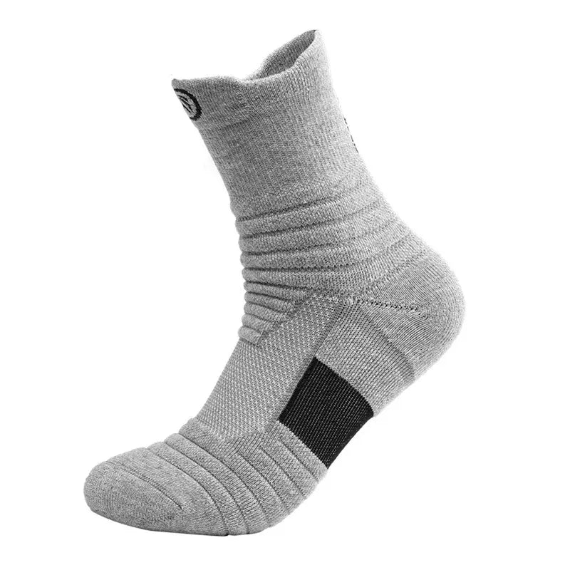 Chaussettes antidérapantes en coton pour hommes 