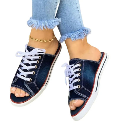 CHLOE Slippers Fashion Lace Up