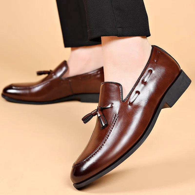 RICHARD Chaussures en cuir de créateur pour hommes d'affaires